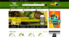 Desktop Screenshot of naturaljuices.co.uk